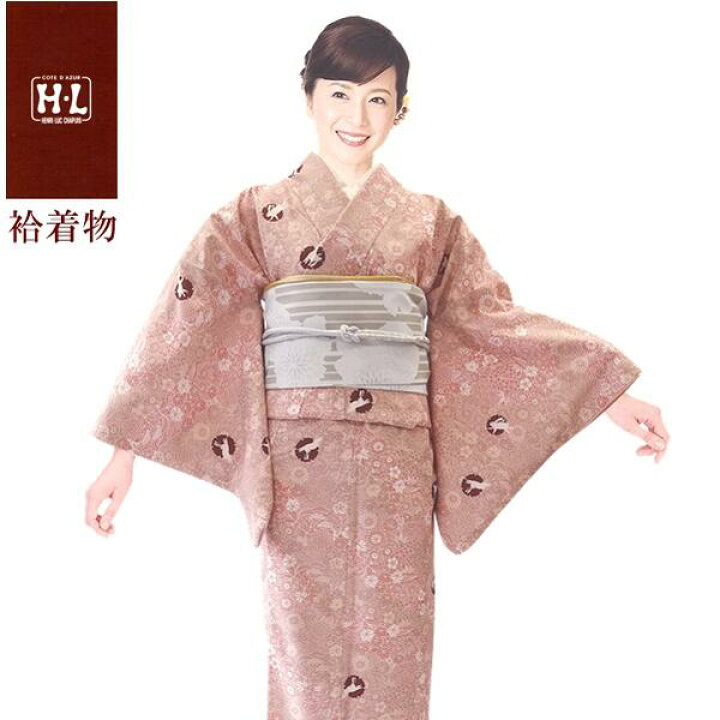 楽天市場】【小紋袷きもの】H・L 着物【着物単品】ダスティカラー【No 