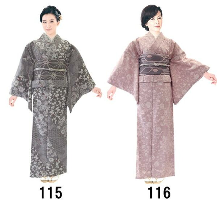楽天市場】【小紋袷きもの】H・L 着物【着物単品】ダスティカラー【全 