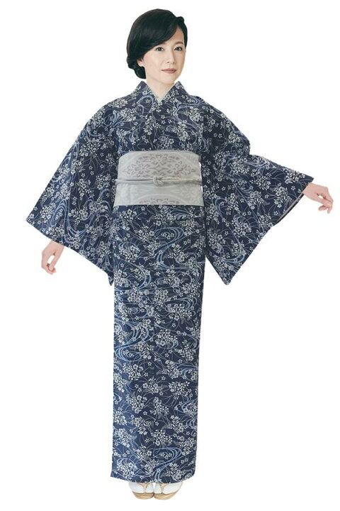 楽天市場】【単衣きもの】H・L 着物 小紋【着物単品】ダスティカラー 