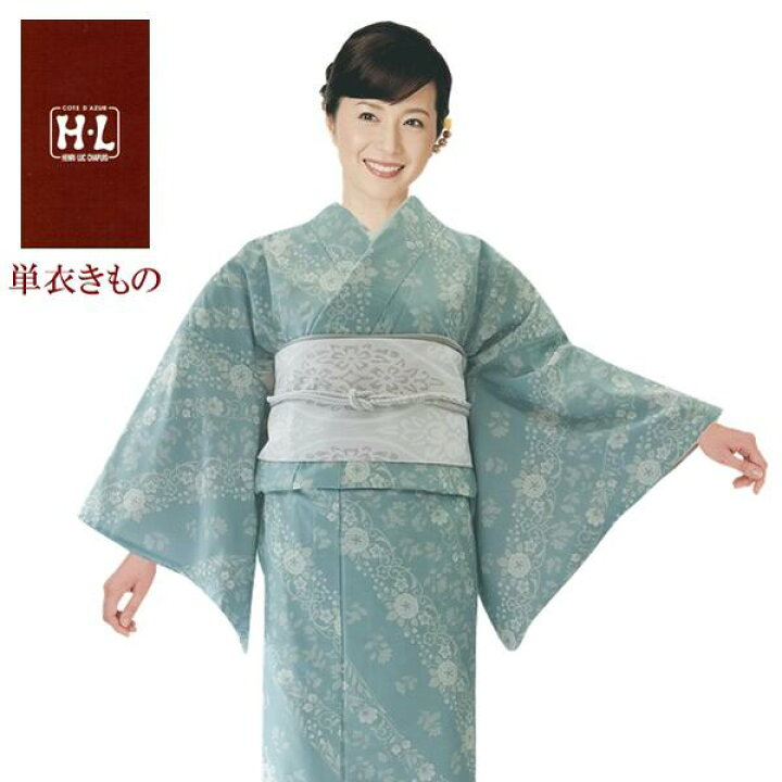 楽天市場】【単衣きもの】H・L 着物 小紋【着物単品】ダスティカラー  