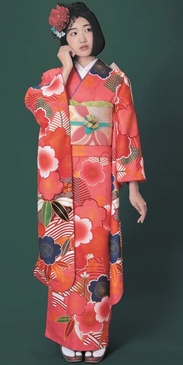 楽天市場】【振袖 着物】H・L 絵羽 振袖 着物【単品】【15】ピンク系  