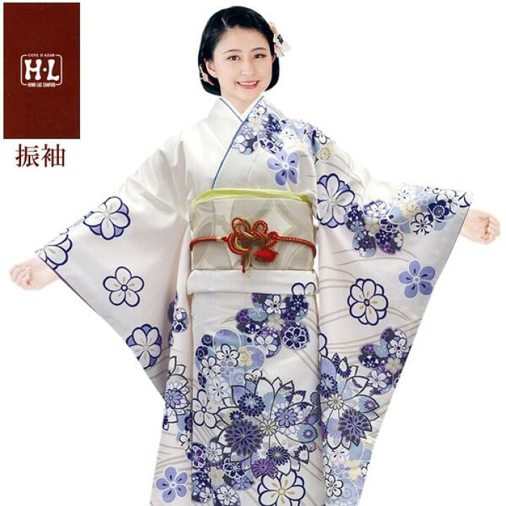 楽天市場】【振袖着物】【単品】H.L 洗える着物 振袖 ダスティカラー  