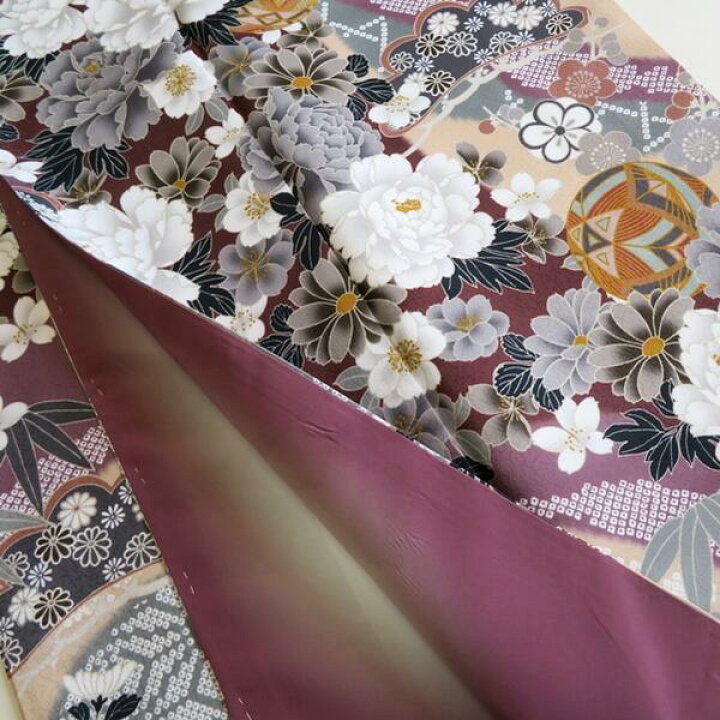 楽天市場】【振袖着物】【単品】H.L 洗える着物 振袖 ダスティカラー 