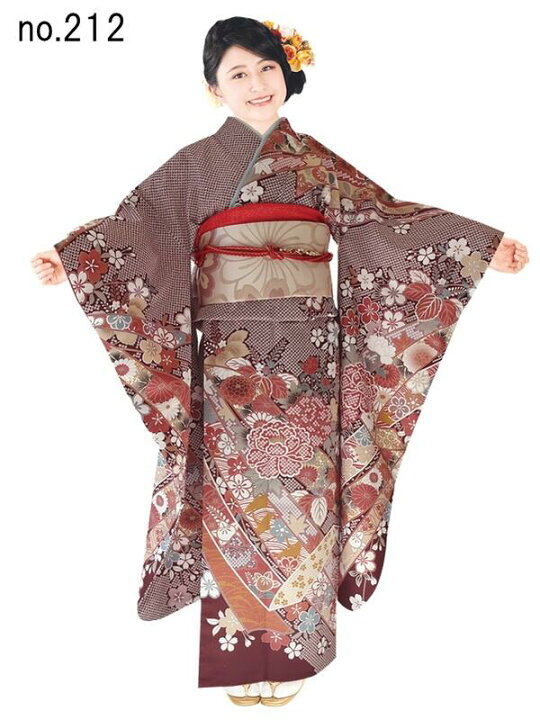 楽天市場】【振袖着物】【単品】H.L 洗える着物 振袖 ダスティカラー 
