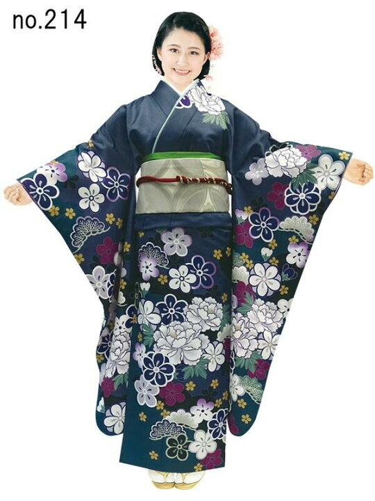 楽天市場】【振袖着物】【単品】H.L 洗える着物 振袖 ダスティカラー 