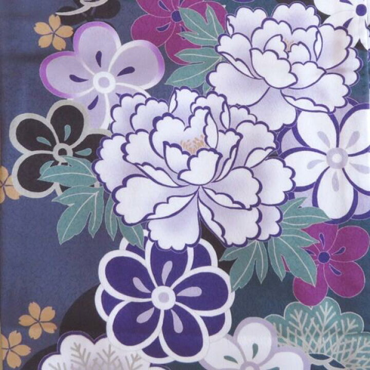 楽天市場】【振袖着物】【単品】H.L 洗える着物 振袖 ダスティカラー 