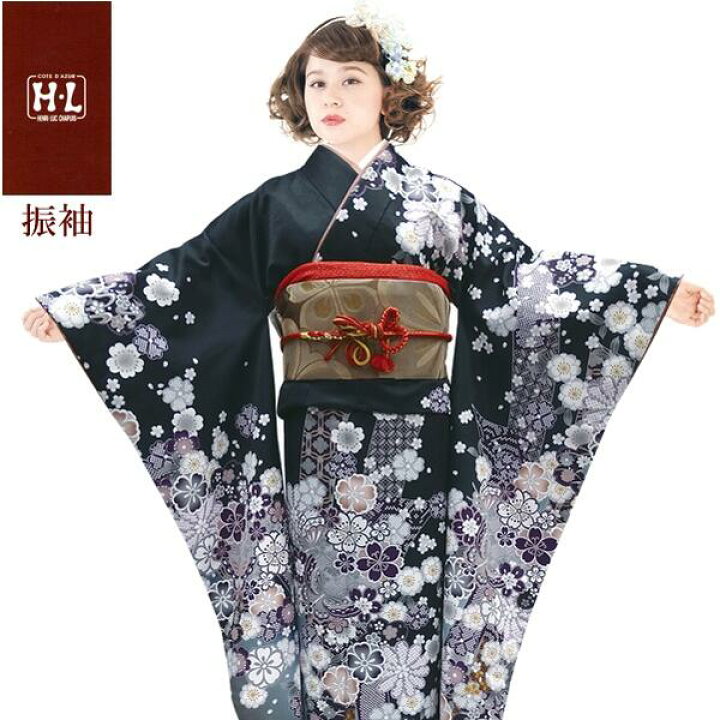 楽天市場】【振袖着物】【単品】H.L 洗える着物 振袖 ダスティカラー 
