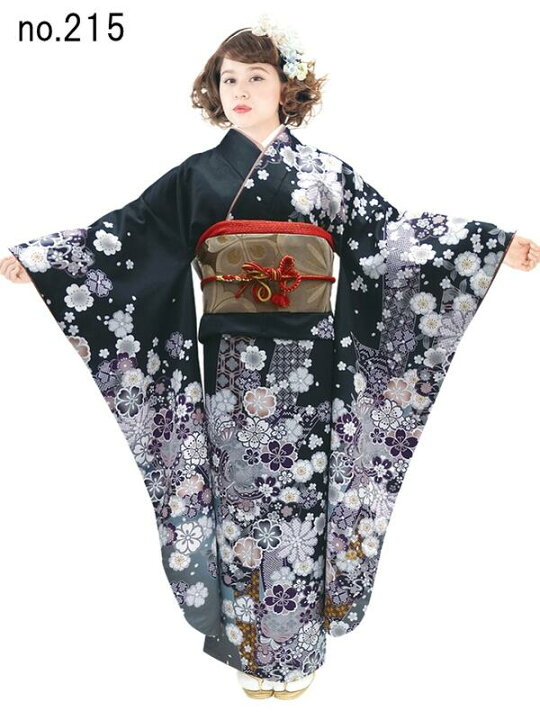 楽天市場】【振袖着物】【単品】H.L 洗える着物 振袖 ダスティカラー 
