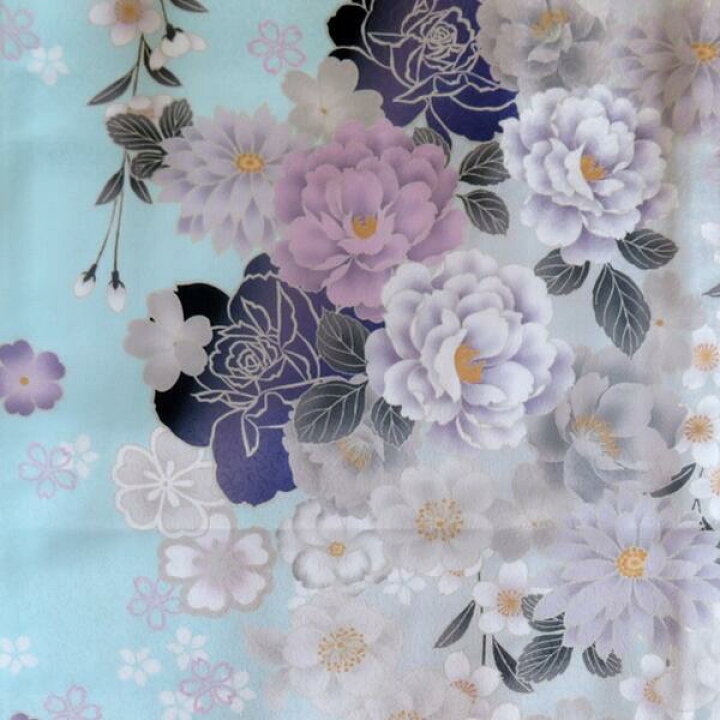 楽天市場】【振袖着物】【単品】H.L 洗える着物 振袖 ダスティカラー 