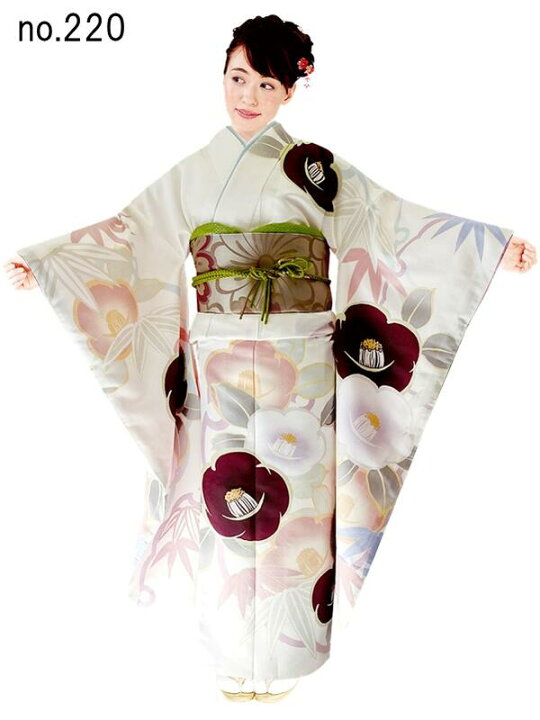 楽天市場】【振袖着物】【単品】H.L 洗える着物 振袖 ダスティカラー 