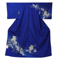 楽天市場】青（種類（着物）付下げ）（着物｜和服）：レディース 