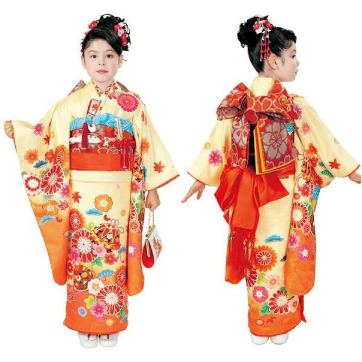 楽天市場】【晴れ着】 RK 七五三 【七歳】 着物 四つ身 振袖 