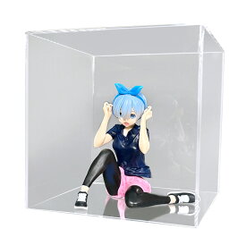 【幅20cm/奥行20cm/高さ20.3cm】アクリルケースC/5面体/土台無/クリア 【台座なし】 正方形 雛人形