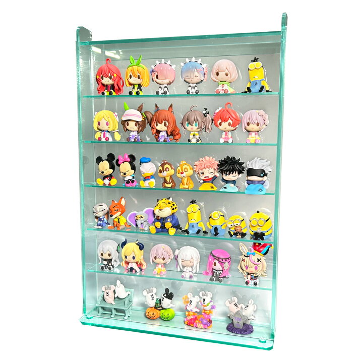 楽天市場】アクリルミニフィギュア専用コレクションケース 固定棚 幅 