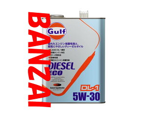 GULF Kt@fB[[GR@DL-1 DIESEL ECO@5W-30 5W30@4L@6{@fB[[ɑΉAJASO DL-1KIC