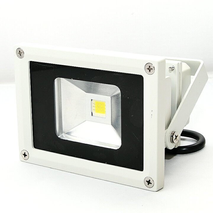 楽天市場 10w Led投光器 防水 軽量コンパクトで屋内 室内で使用可能 10wの消費電力で900ルーメンの明るさ 新品 作業灯 看板灯 非常用ライト フラッドライト サーチライト ランタン 照明器具 節電 電気代節約 省エネ エコ 次世代 プレジャー