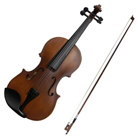 バイオリン5点セット/本体・弓・セミハードケース・駒・松脂の5点セット/全長60cm　4/4サイズ/子供から大人まで使える vaiorin ヴァイオリン　ばいおりん　大人用　初心者用　入門用　フルセット