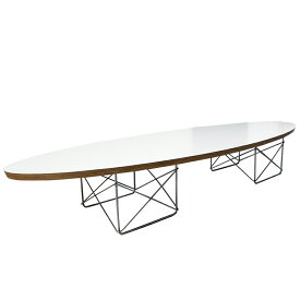 サーフボードテーブル　色ホワイト　チャールズレイイームズによるデザイン　リプロダクト　ジェネリック　デザイナーズ家具　 センターテーブル 　ローテーブル　ロングテーブル　エリプティカルテーブル　カフェテーブル　楕円形テーブル