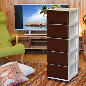 お洒落なストッカー“デコニーチェスト5段”【05P03Dec16】