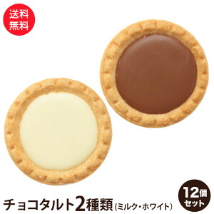 訳あり 老舗洋菓子屋 チョコタルト 2種 12個セット ミルク ホワイト 送料無料 ポスト投函便 ガトー チョコ タルト