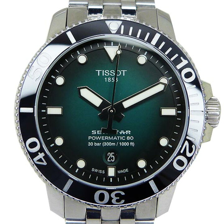 楽天市場】ティソ【TISSOT】 T120.407.11.091.01 シースター1000 