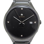 ラドー【RADO】 R27057712 トゥルー オートマティック ダイヤモンズ グレー【中古】