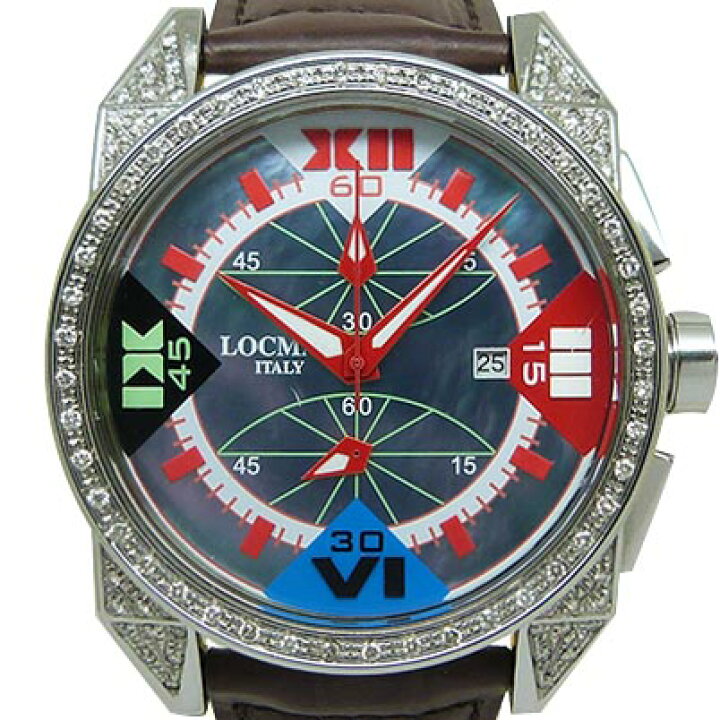 楽天市場】ロックマン【LOCMAN】 160 クレイジーホース クロノグラフ 