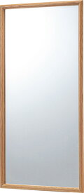 ウォールミラー ミラー 鏡 かがみ 壁 壁掛け 壁掛けミラー 姿見 長方形 80×40 40×80 木製 天然木 オーク ドレッサー 玄関 リビング 飛散防止 ナチュラル ベージュ シンプル 韓国 韓国インテリア 北欧 カントリー 東谷《os》