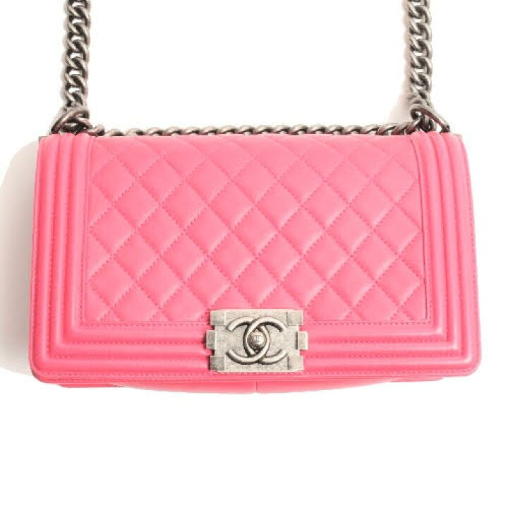 楽天市場】【極美品】 BOY CHANEL ボーイ シャネル チェーンショルダー 