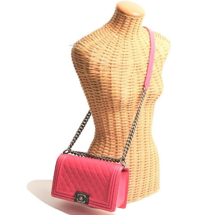 楽天市場】【極美品】 BOY CHANEL ボーイ シャネル チェーンショルダー 