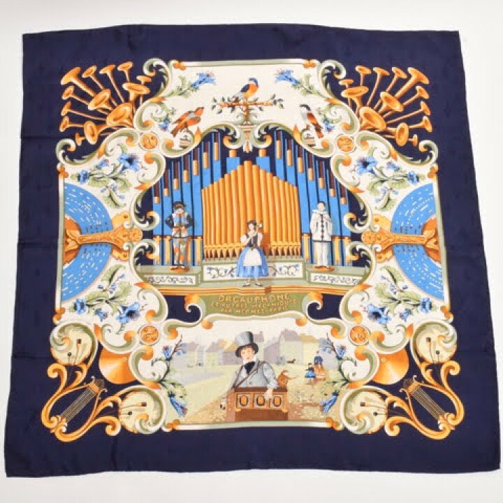 楽天市場】【美品】 エルメス HERMES スカーフ カレ90 シルク  