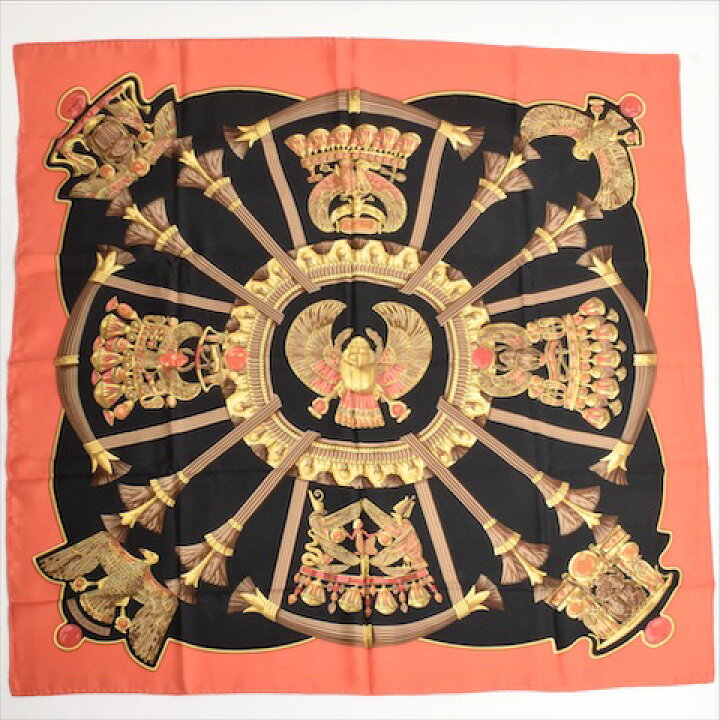 楽天市場】エルメス HERMES スカーフ カレ90 シルク Caty 古代エジプト  