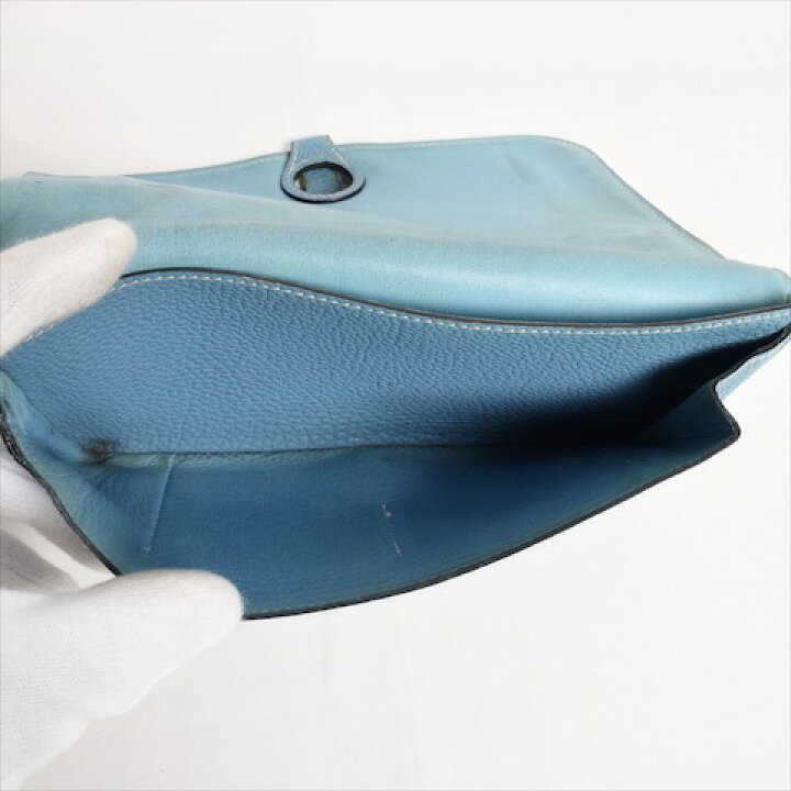 楽天市場】エルメス HERMES ドゴンGM 二つ折り財布 長財布 トリヨン 