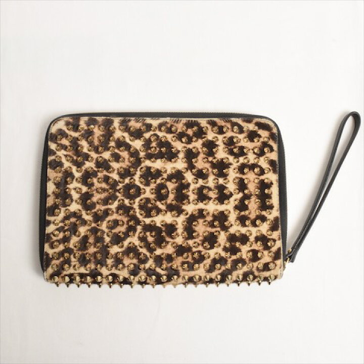 ルブタン パネトーネ 長財布 レオパード ヒョウ柄 