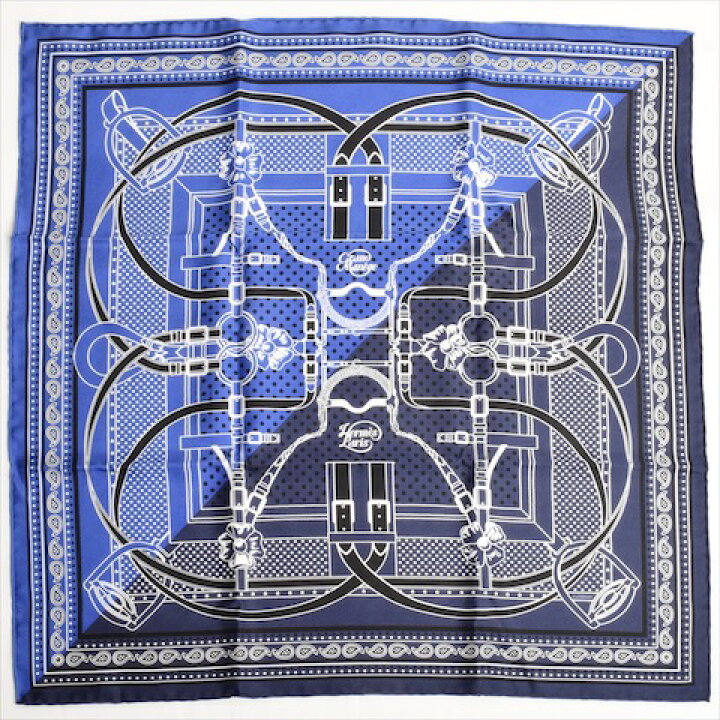 楽天市場】【極美品】 エルメス HERMES スカーフ カレ 55 シルク Grano  