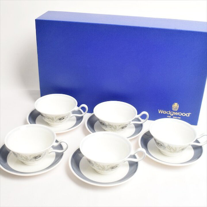 楽天市場】ウェッジウッド WEDGWOOD ティーカップ ソーサー 5客セット 