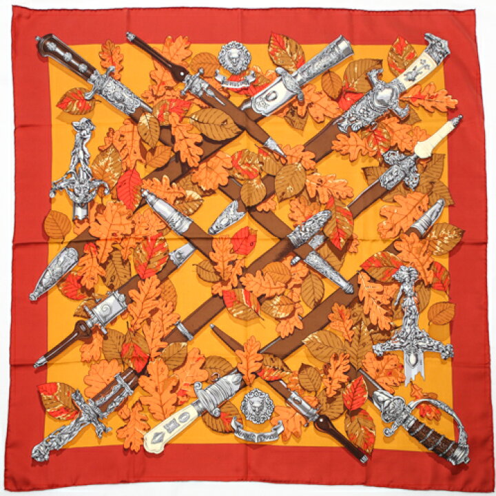 楽天市場】【美品】 エルメス HERMES スカーフ カレ90 シルク AU PLUS 