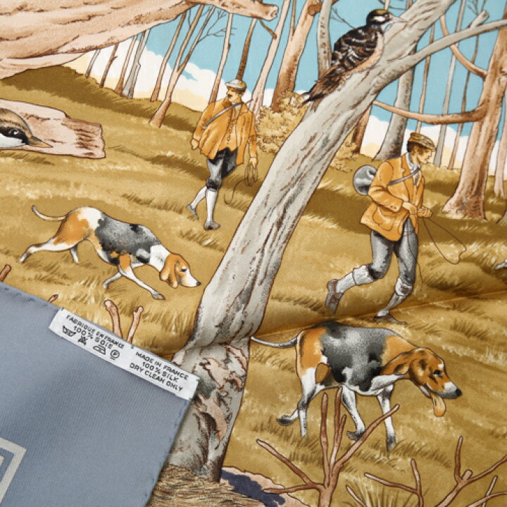 楽天市場】【極美品】 エルメス HERMES スカーフ カレ 90 シルク  