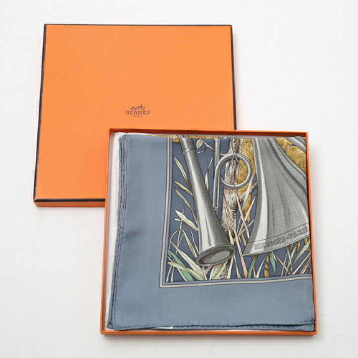 楽天市場】【極美品】 エルメス HERMES スカーフ カレ 90 シルク 