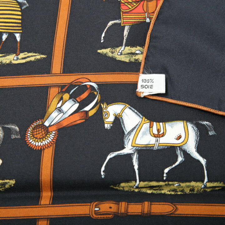 楽天市場】【極美品】 エルメス HERMES スカーフ カレ 80 シルク 馬柄 