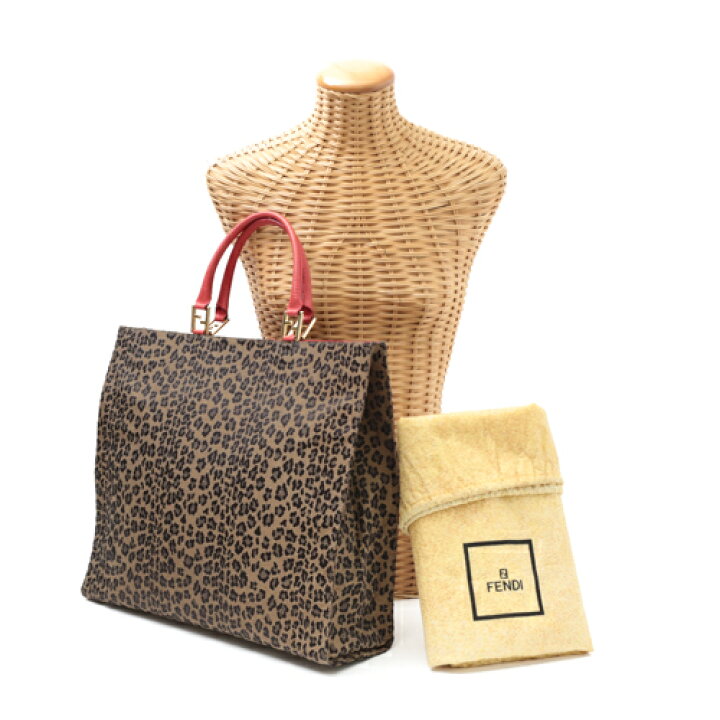 楽天市場】フェンディ FENDI ハンドバッグ レオパード ヒョウ柄 ズッカ 