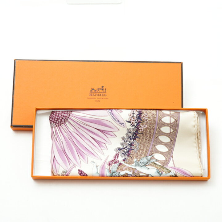 楽天市場】【新品同様】 エルメス HERMES スカーフ カレ 40 45 シルク 