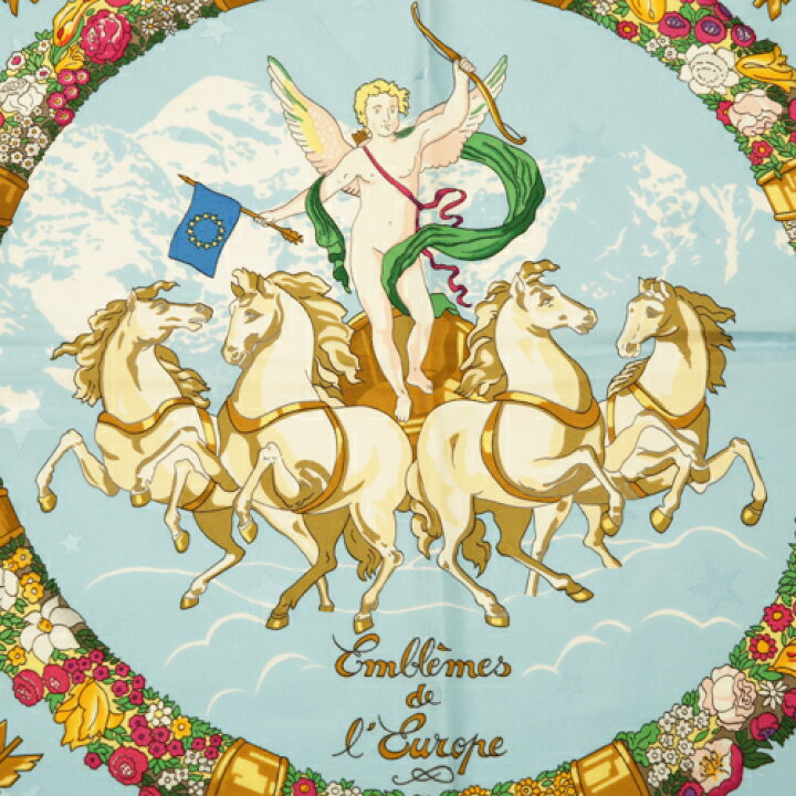 楽天市場】【美品】 エルメス HERMES スカーフ カレ 90 シルク  