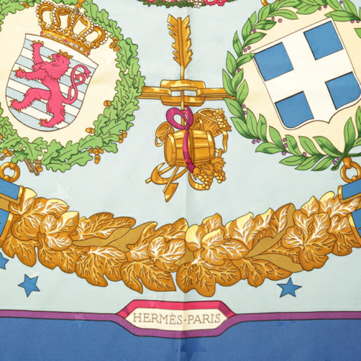 楽天市場】【美品】 エルメス HERMES スカーフ カレ 90 シルク  