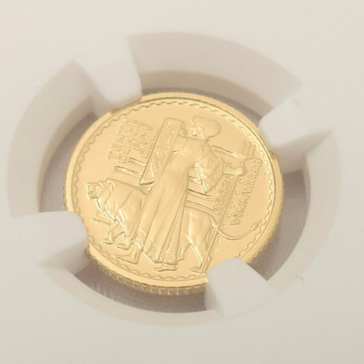 楽天市場】【新品同様】 イギリス 2001年銘 1/10oz 10ポンド 金貨 NGC 