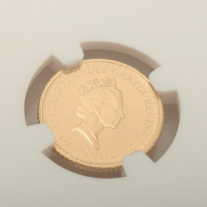 楽天市場】【新品同様】 イギリス 2001年銘 1/10oz 10ポンド 金貨 NGC 