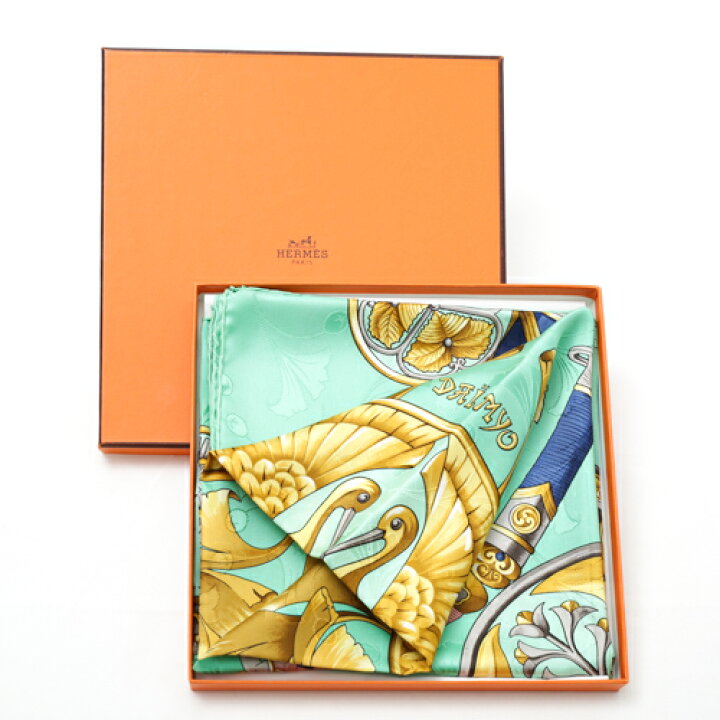 楽天市場】【未使用】 エルメス HERMES スカーフ カレ 90 シルク 