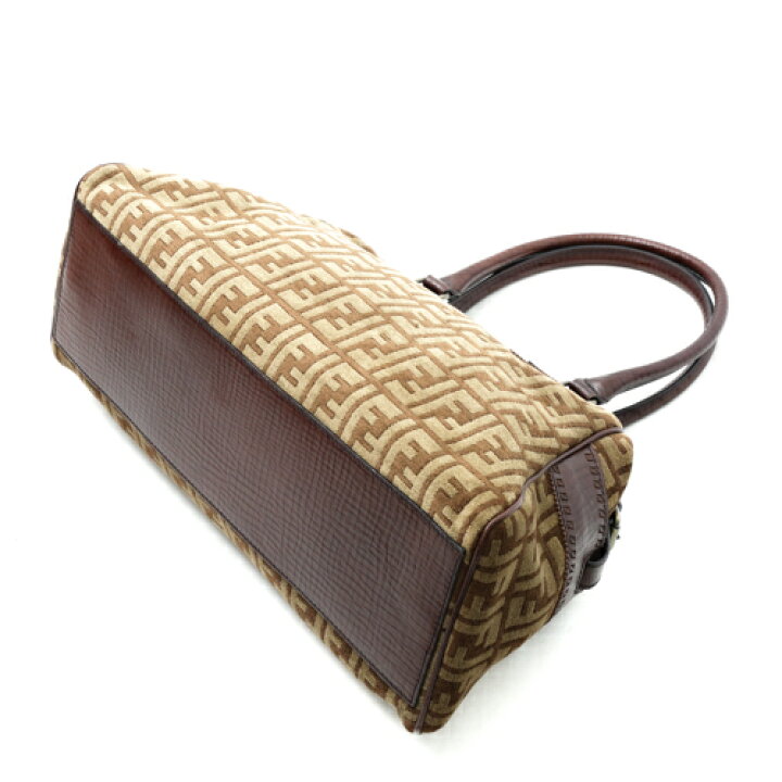 楽天市場】【美品】 フェンディ FENDI エトニコ ハンドバッグ ズッカ柄 