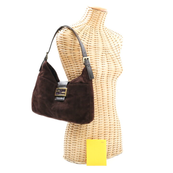 楽天市場】【美品】 フェンディ FENDI マンマバケット スエード レザー  