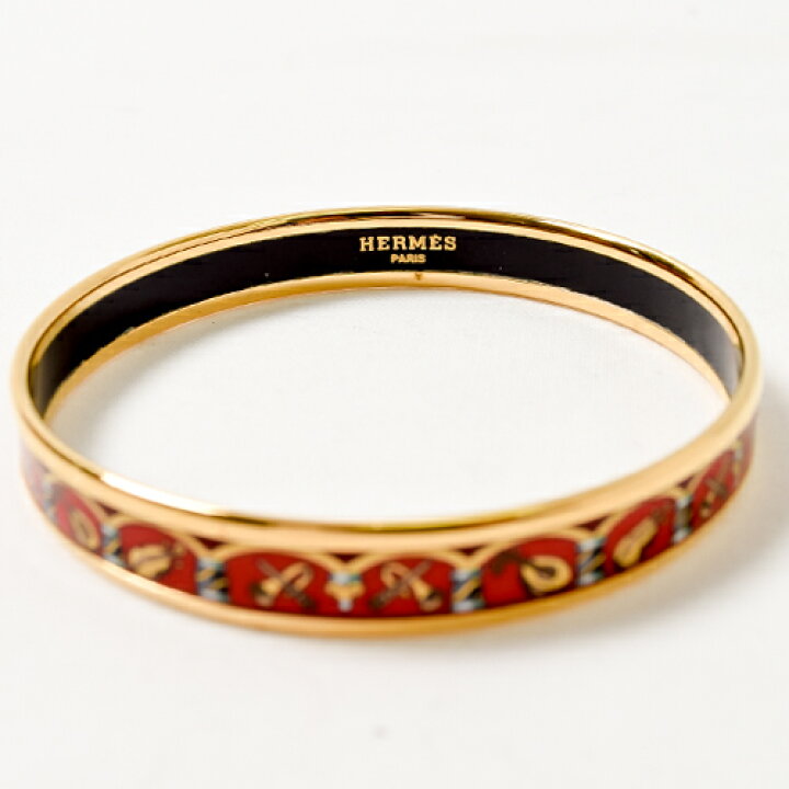 楽天市場】【美品】 エルメス HERMES エマイユPM バングル 